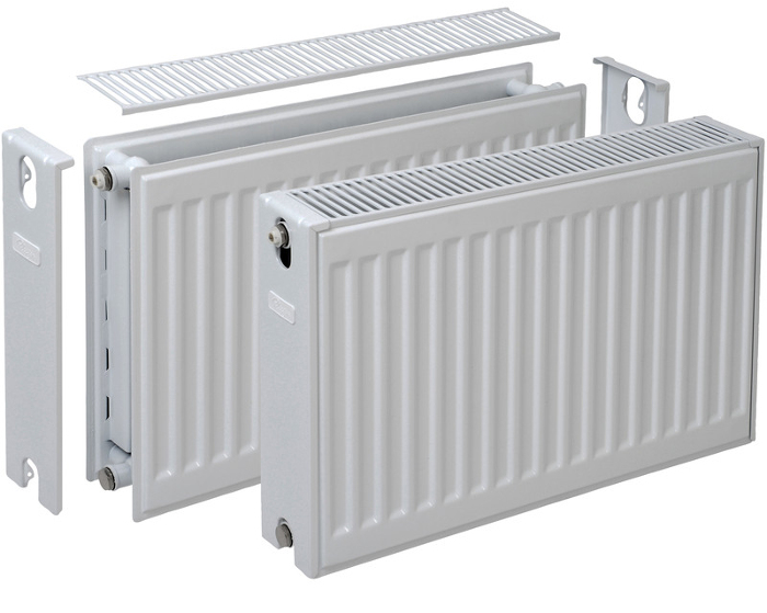 Plieninis trigubas radiatorius Henrad HP33