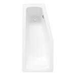 Akrilinė asimetrinė kampinė vonia Roth Mini