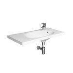 Įmontuojamas baldinis praustuvas Jika Tigo 812218, 80 x 38.5 cm, dešininis