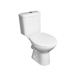 Kombinuotas unitazas su bakeliu Jika Zeta 825396, stačiu nubėgimu, horizontaliu nuotaku, Dual Flush, apatiniu vandens įvadu