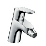Praustuvo maišytuvas Hansgrohe Focus E bidė su dugno vožtuvu