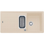 Granitinė plautuvė Franke Basis BFG 651 Fragranit su ventiliu ir indu, beige spalva