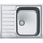Nerūdijančio plieno virtuvės plautuvė Franke Argos AGX 211-62 G su ventiliu, 62.5 cm. x 51 cm.
