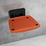 Black orange sėdynė